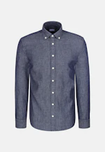 Regular Chemise décontractée Rayures in Bleu Foncé |  Seidensticker Onlineshop