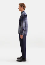 Regular Casual Hemd Karo in Dunkelblau |  Seidensticker Onlineshop