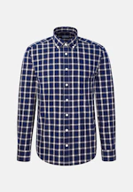 Regular Casual Hemd Karo in Dunkelblau |  Seidensticker Onlineshop