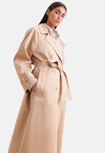 Trenchcoat aus Baumwolltwill in Beige |  Seidensticker Onlineshop