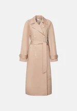 Cotton twill trench coat in Beige |  Seidensticker Onlineshop