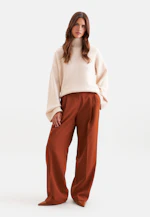 Boxy wool and cashmere turtleneck sweater in Beige |  Seidensticker Onlineshop