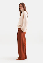 Boxy wool and cashmere turtleneck sweater in Beige |  Seidensticker Onlineshop