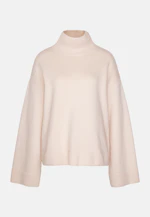 Boxy wool and cashmere turtleneck sweater in Beige |  Seidensticker Onlineshop