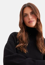 Boxy wool and cashmere turtleneck sweater in Schwarz |  Seidensticker Onlineshop