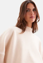 Boxy wool and cashmere turtleneck sweater in Beige |  Seidensticker Onlineshop