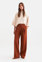 Boxy wool and cashmere turtleneck sweater in Beige |  Seidensticker Onlineshop