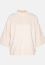 Boxy wool and cashmere turtleneck sweater in Beige |  Seidensticker Onlineshop
