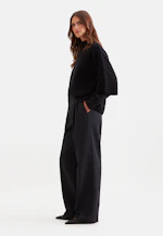 Boxy wool and cashmere turtleneck sweater in Schwarz |  Seidensticker Onlineshop