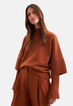 Boxy wool and cashmere turtleneck sweater in Braun |  Seidensticker Onlineshop