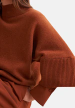 Boxy wool and cashmere turtleneck sweater in Braun |  Seidensticker Onlineshop
