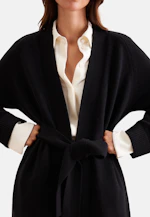 Boxy wool and cashmere turtleneck sweater in Schwarz |  Seidensticker Onlineshop