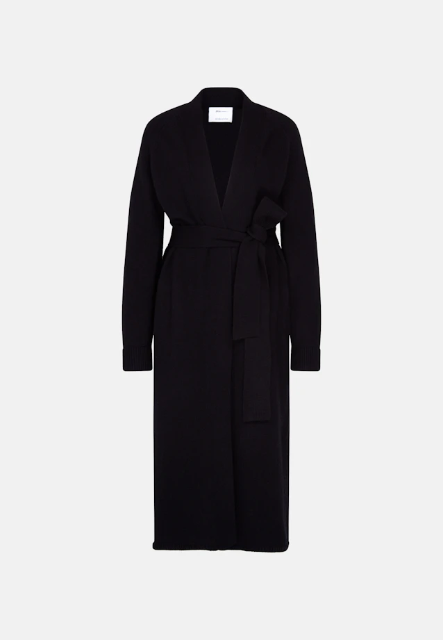 Boxy wool and cashmere turtleneck sweater in Schwarz |  Seidensticker Onlineshop