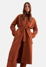 Boxy wool and cashmere turtleneck sweater in Braun |  Seidensticker Onlineshop