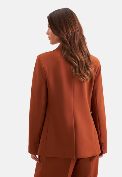 Zweiknopf Blazer mit aufgesetzten Taschen in Braun |  Seidensticker Onlineshop