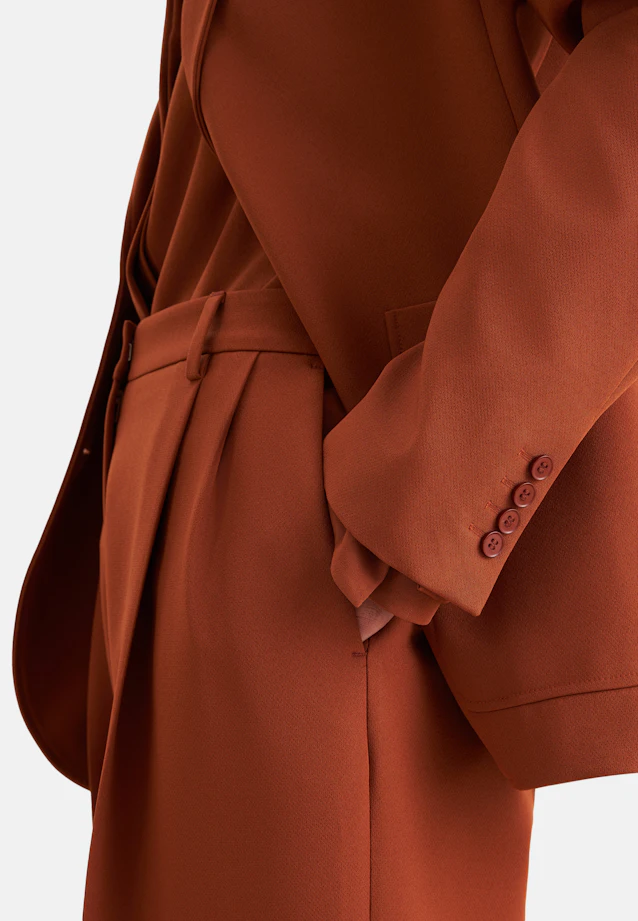 Zweiknopf Blazer mit aufgesetzten Taschen in Braun |  Seidensticker Onlineshop