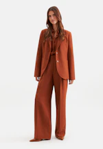 Zweiknopf Blazer mit aufgesetzten Taschen in Braun |  Seidensticker Onlineshop