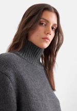 Oversize cashmere turtleneck sweater in Grey |  Seidensticker Onlineshop