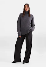 Oversize cashmere turtleneck sweater in Grey |  Seidensticker Onlineshop