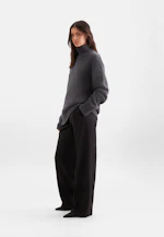 Oversize cashmere turtleneck sweater in Grey |  Seidensticker Onlineshop