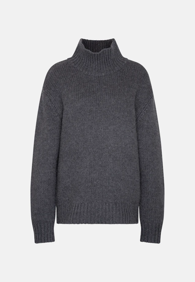 Oversize cashmere turtleneck sweater in Grey |  Seidensticker Onlineshop