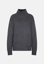 Oversize cashmere turtleneck sweater in Grey |  Seidensticker Onlineshop