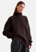 Oversize cashmere turtleneck sweater in Braun |  Seidensticker Onlineshop