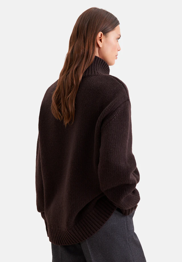 Oversize cashmere turtleneck sweater in Braun |  Seidensticker Onlineshop