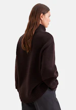 Oversize cashmere turtleneck sweater in Braun |  Seidensticker Onlineshop