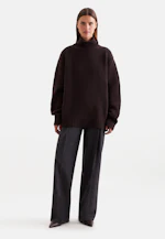 Oversize cashmere turtleneck sweater in Braun |  Seidensticker Onlineshop