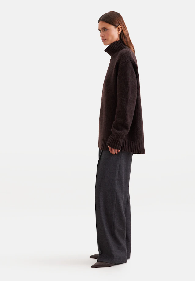 Oversize cashmere turtleneck sweater in Braun |  Seidensticker Onlineshop