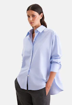 Oversized Bluse in Oxford mit UMA in Hellblau |  Seidensticker Onlineshop