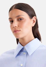 Oversized Bluse in Oxford mit UMA in Hellblau |  Seidensticker Onlineshop