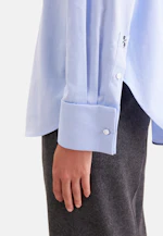 Oversized Bluse in Oxford mit UMA in Hellblau |  Seidensticker Onlineshop