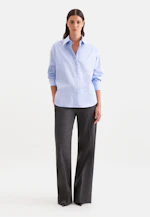 Oversized Bluse in Oxford mit UMA in Hellblau |  Seidensticker Onlineshop