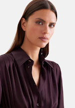Shirt dress with ruffles and volume sleeves in Rot |  Seidensticker Onlineshop