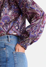 Verspielte Tunikabluse mit Rüschendetails in Rot |  Seidensticker Onlineshop