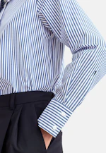 Hemdbluse aus Baumwollsatin in Mittelblau |  Seidensticker Onlineshop