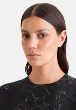 Oversized Shirt aus Spitze in Schwarz |  Seidensticker Onlineshop