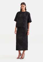Oversized Shirt aus Spitze in Schwarz |  Seidensticker Onlineshop
