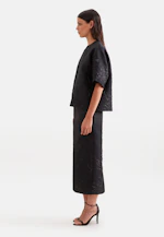 Oversized Shirt aus Spitze in Schwarz |  Seidensticker Onlineshop