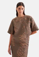 Oversized Shirt aus Spitze in Braun |  Seidensticker Onlineshop