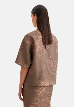 Oversized Shirt aus Spitze in Braun |  Seidensticker Onlineshop
