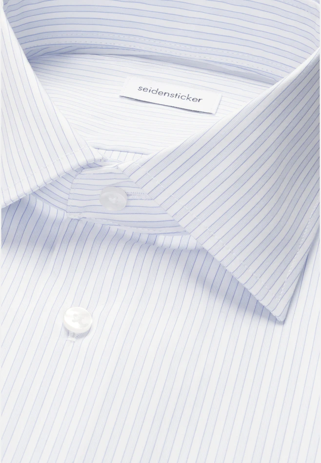 Slim Business shirt Stripes in Hellblau | Seidensticker online shop