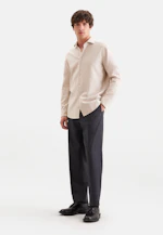 Regular Chemise décontractée Uni in Ecru |  Seidensticker Onlineshop