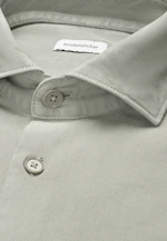 Regular Chemise décontractée Uni in Vert |  Seidensticker Onlineshop