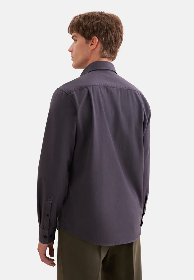 Regular Casual shirt Uni in Grey | Seidensticker online shop
