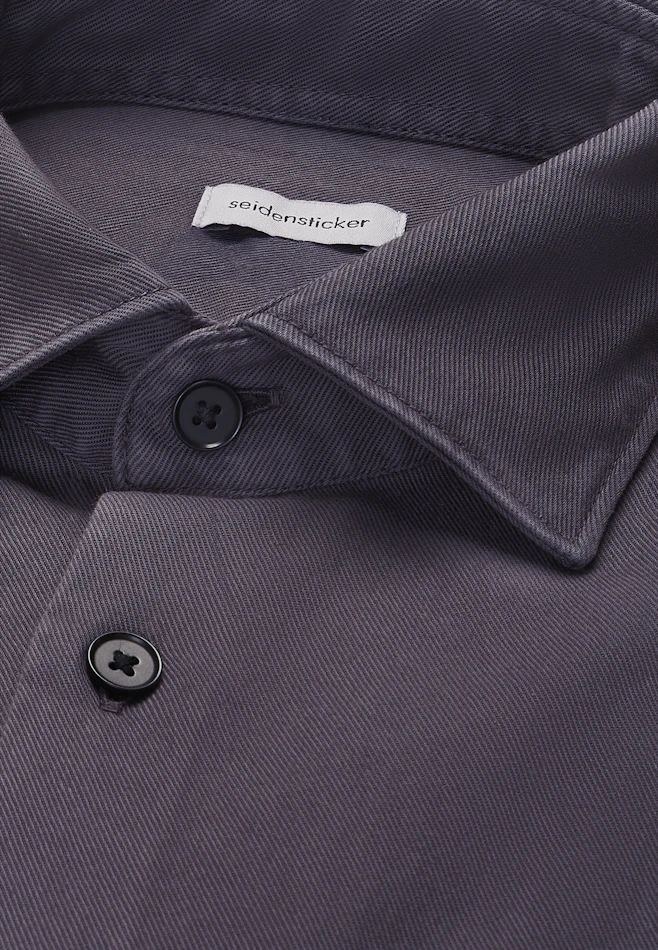 Regular Casual shirt Uni in Grey | Seidensticker online shop