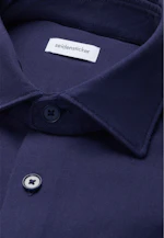 Regular Casual Hemd Uni in Dunkelblau |  Seidensticker Onlineshop