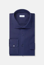 Regular Chemise décontractée Uni in Bleu Foncé |  Seidensticker Onlineshop